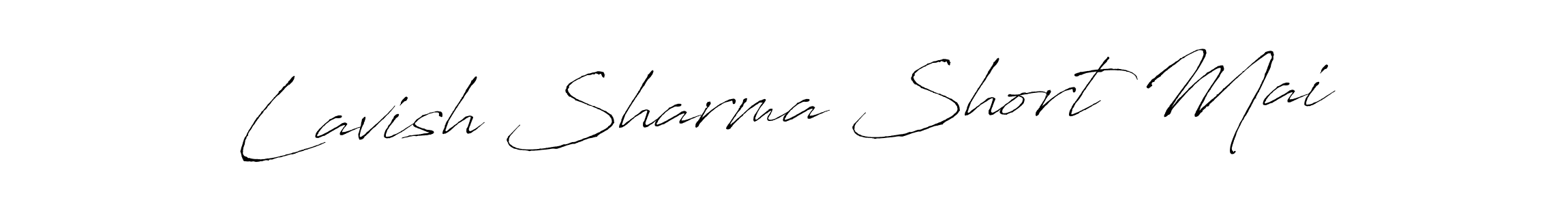 You should practise on your own different ways (Antro_Vectra) to write your name (Lavish Sharma Short Mai) in signature. don't let someone else do it for you. Lavish Sharma Short Mai signature style 6 images and pictures png