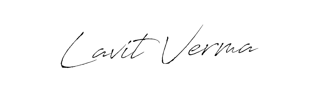 Design your own signature with our free online signature maker. With this signature software, you can create a handwritten (Antro_Vectra) signature for name Lavit Verma. Lavit Verma signature style 6 images and pictures png