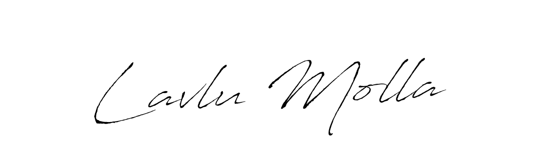 You should practise on your own different ways (Antro_Vectra) to write your name (Lavlu Molla) in signature. don't let someone else do it for you. Lavlu Molla signature style 6 images and pictures png