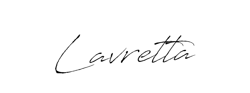 You should practise on your own different ways (Antro_Vectra) to write your name (Lavretta) in signature. don't let someone else do it for you. Lavretta signature style 6 images and pictures png
