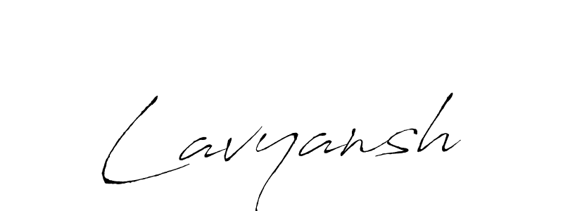 Use a signature maker to create a handwritten signature online. With this signature software, you can design (Antro_Vectra) your own signature for name Lavyansh. Lavyansh signature style 6 images and pictures png