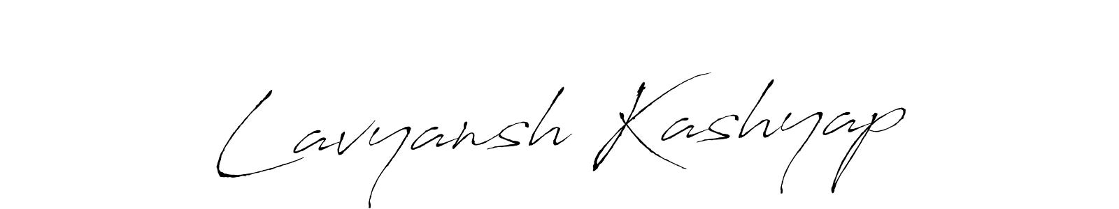 You should practise on your own different ways (Antro_Vectra) to write your name (Lavyansh Kashyap) in signature. don't let someone else do it for you. Lavyansh Kashyap signature style 6 images and pictures png