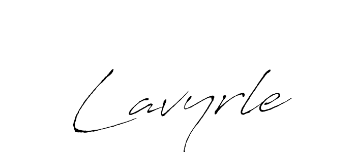 How to make Lavyrle name signature. Use Antro_Vectra style for creating short signs online. This is the latest handwritten sign. Lavyrle signature style 6 images and pictures png