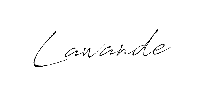 How to make Lawande name signature. Use Antro_Vectra style for creating short signs online. This is the latest handwritten sign. Lawande signature style 6 images and pictures png