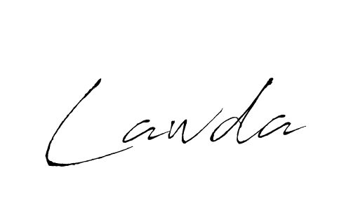 Use a signature maker to create a handwritten signature online. With this signature software, you can design (Antro_Vectra) your own signature for name Lawda. Lawda signature style 6 images and pictures png