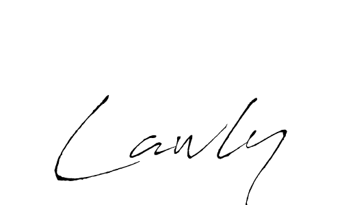 Antro_Vectra is a professional signature style that is perfect for those who want to add a touch of class to their signature. It is also a great choice for those who want to make their signature more unique. Get Lawly name to fancy signature for free. Lawly signature style 6 images and pictures png
