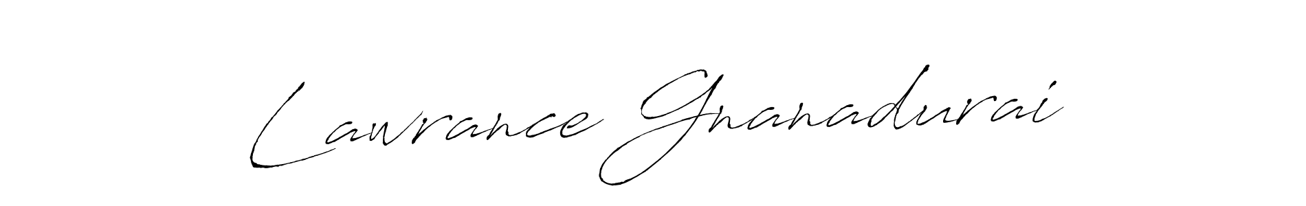 Create a beautiful signature design for name Lawrance Gnanadurai. With this signature (Antro_Vectra) fonts, you can make a handwritten signature for free. Lawrance Gnanadurai signature style 6 images and pictures png