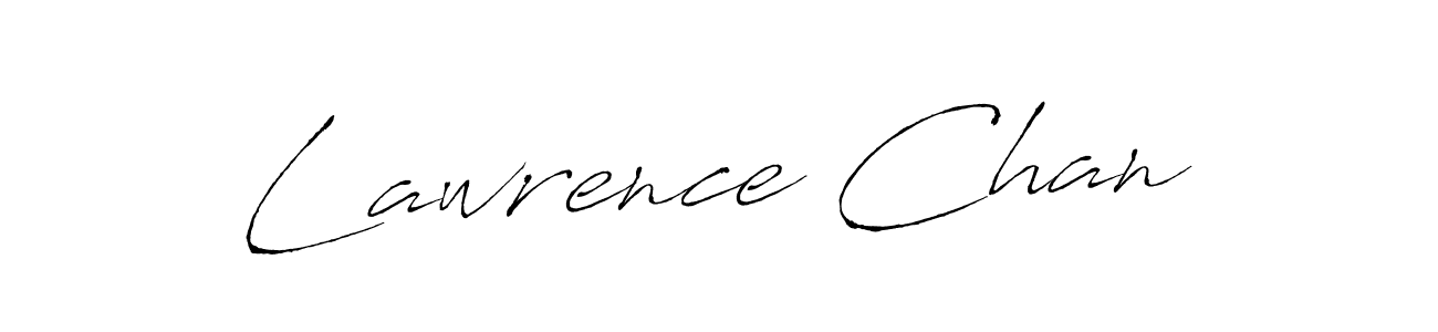 Make a beautiful signature design for name Lawrence Chan. With this signature (Antro_Vectra) style, you can create a handwritten signature for free. Lawrence Chan signature style 6 images and pictures png
