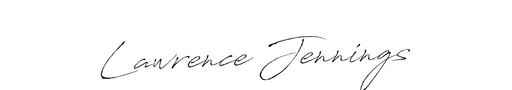 Create a beautiful signature design for name Lawrence Jennings. With this signature (Antro_Vectra) fonts, you can make a handwritten signature for free. Lawrence Jennings signature style 6 images and pictures png