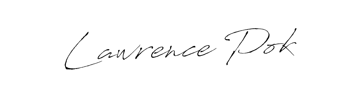How to make Lawrence Pok signature? Antro_Vectra is a professional autograph style. Create handwritten signature for Lawrence Pok name. Lawrence Pok signature style 6 images and pictures png