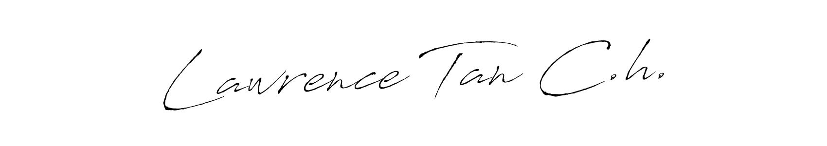 Create a beautiful signature design for name Lawrence Tan C.h.. With this signature (Antro_Vectra) fonts, you can make a handwritten signature for free. Lawrence Tan C.h. signature style 6 images and pictures png