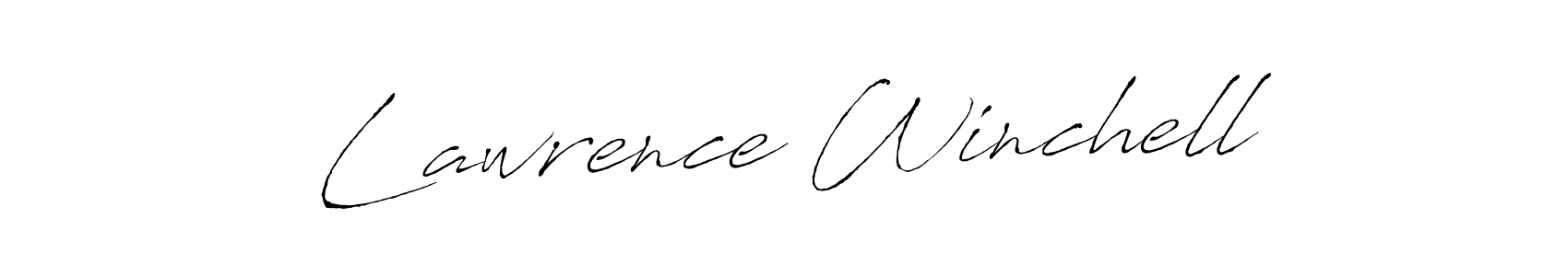 You should practise on your own different ways (Antro_Vectra) to write your name (Lawrence Winchell) in signature. don't let someone else do it for you. Lawrence Winchell signature style 6 images and pictures png