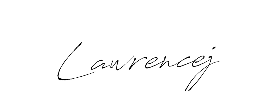 Lawrencej stylish signature style. Best Handwritten Sign (Antro_Vectra) for my name. Handwritten Signature Collection Ideas for my name Lawrencej. Lawrencej signature style 6 images and pictures png