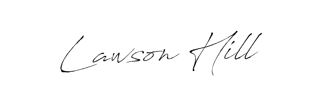 Create a beautiful signature design for name Lawson Hill. With this signature (Antro_Vectra) fonts, you can make a handwritten signature for free. Lawson Hill signature style 6 images and pictures png