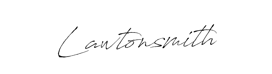 Create a beautiful signature design for name Lawtonsmith. With this signature (Antro_Vectra) fonts, you can make a handwritten signature for free. Lawtonsmith signature style 6 images and pictures png