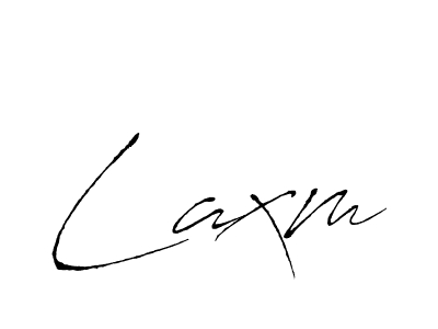 Make a beautiful signature design for name Laxm. With this signature (Antro_Vectra) style, you can create a handwritten signature for free. Laxm signature style 6 images and pictures png