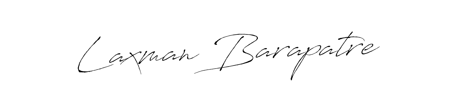 How to make Laxman Barapatre signature? Antro_Vectra is a professional autograph style. Create handwritten signature for Laxman Barapatre name. Laxman Barapatre signature style 6 images and pictures png