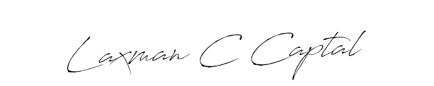 How to make Laxman C Captal signature? Antro_Vectra is a professional autograph style. Create handwritten signature for Laxman C Captal name. Laxman C Captal signature style 6 images and pictures png