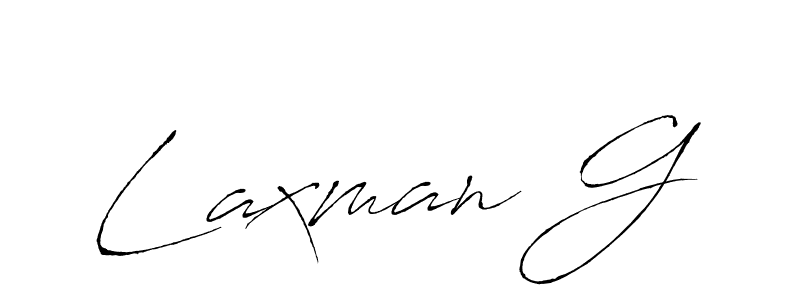 Also You can easily find your signature by using the search form. We will create Laxman G name handwritten signature images for you free of cost using Antro_Vectra sign style. Laxman G signature style 6 images and pictures png