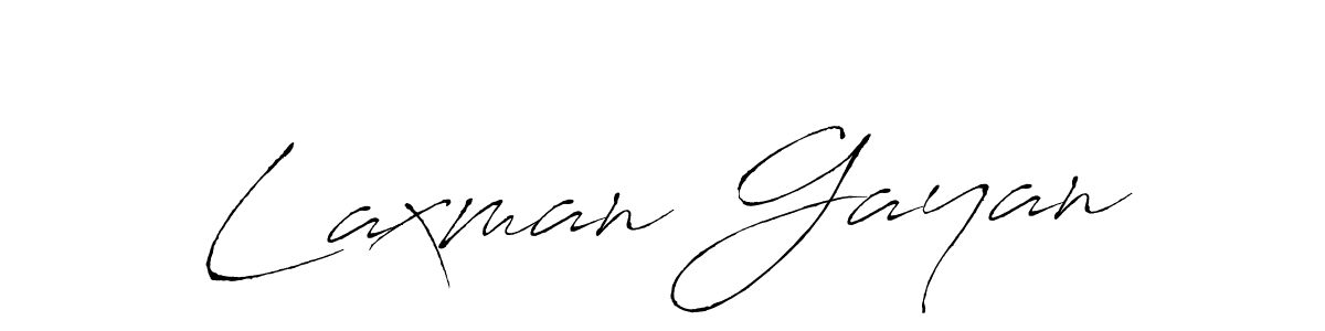 Design your own signature with our free online signature maker. With this signature software, you can create a handwritten (Antro_Vectra) signature for name Laxman Gayan. Laxman Gayan signature style 6 images and pictures png