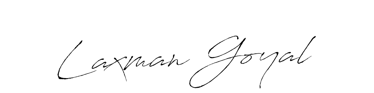 How to make Laxman Goyal signature? Antro_Vectra is a professional autograph style. Create handwritten signature for Laxman Goyal name. Laxman Goyal signature style 6 images and pictures png