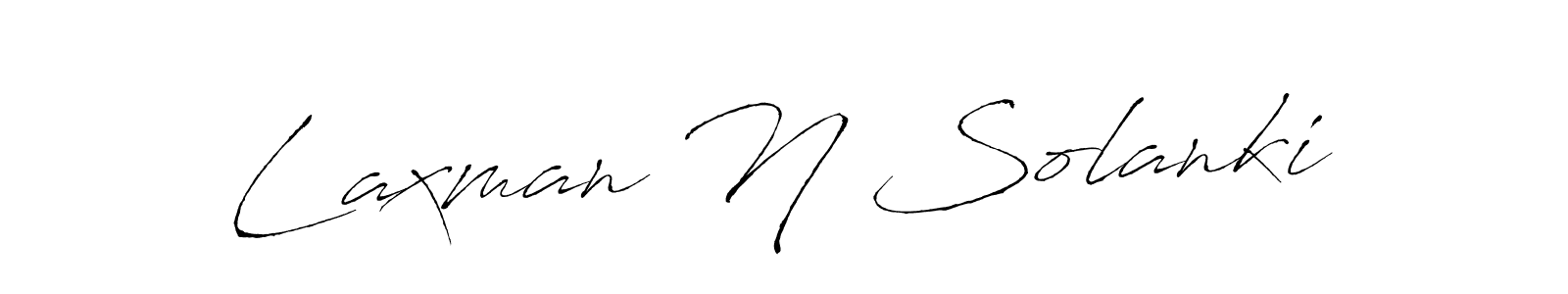 The best way (Antro_Vectra) to make a short signature is to pick only two or three words in your name. The name Laxman N Solanki include a total of six letters. For converting this name. Laxman N Solanki signature style 6 images and pictures png