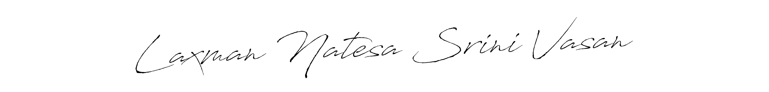 You can use this online signature creator to create a handwritten signature for the name Laxman Natesa Srini Vasan. This is the best online autograph maker. Laxman Natesa Srini Vasan signature style 6 images and pictures png