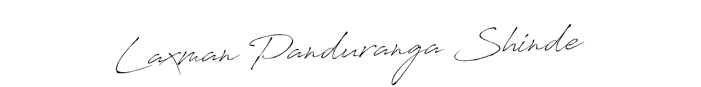 How to make Laxman Panduranga Shinde name signature. Use Antro_Vectra style for creating short signs online. This is the latest handwritten sign. Laxman Panduranga Shinde signature style 6 images and pictures png