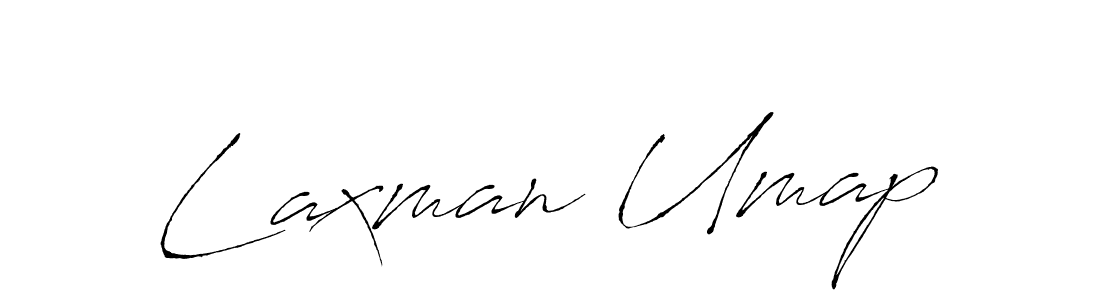 The best way (Antro_Vectra) to make a short signature is to pick only two or three words in your name. The name Laxman Umap include a total of six letters. For converting this name. Laxman Umap signature style 6 images and pictures png