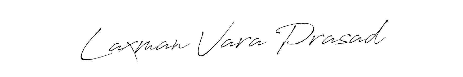 Use a signature maker to create a handwritten signature online. With this signature software, you can design (Antro_Vectra) your own signature for name Laxman Vara Prasad. Laxman Vara Prasad signature style 6 images and pictures png