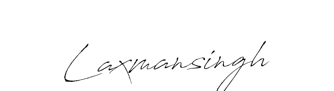 How to make Laxmansingh name signature. Use Antro_Vectra style for creating short signs online. This is the latest handwritten sign. Laxmansingh signature style 6 images and pictures png