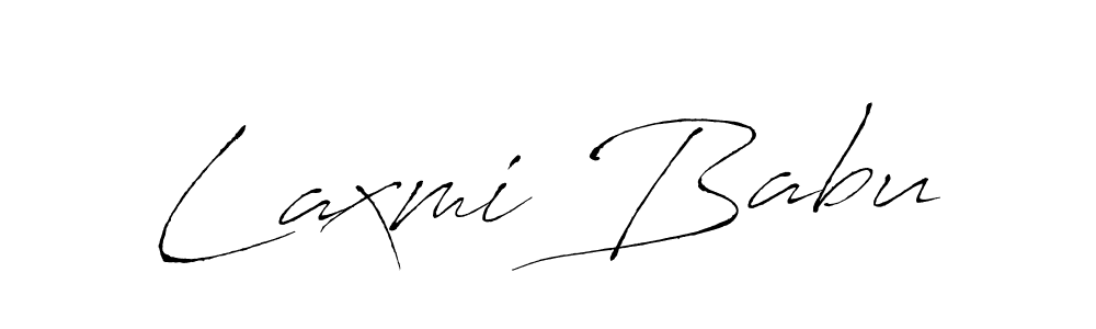 Create a beautiful signature design for name Laxmi Babu. With this signature (Antro_Vectra) fonts, you can make a handwritten signature for free. Laxmi Babu signature style 6 images and pictures png