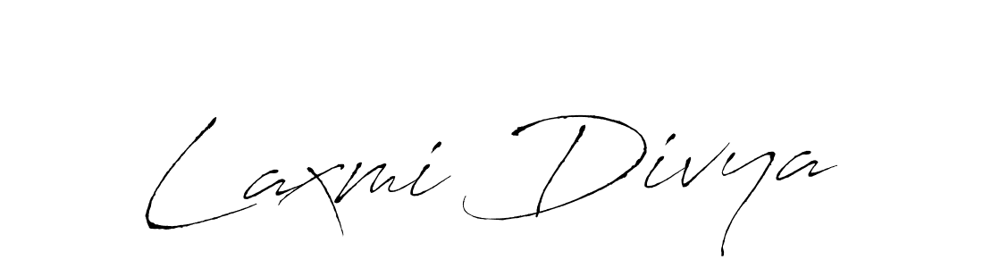 Design your own signature with our free online signature maker. With this signature software, you can create a handwritten (Antro_Vectra) signature for name Laxmi Divya. Laxmi Divya signature style 6 images and pictures png