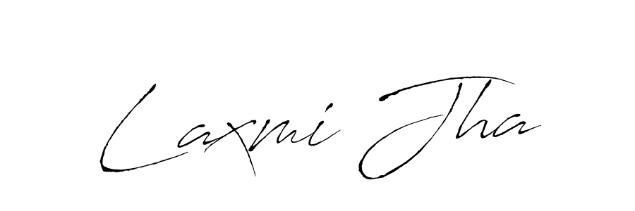 Make a beautiful signature design for name Laxmi Jha. With this signature (Antro_Vectra) style, you can create a handwritten signature for free. Laxmi Jha signature style 6 images and pictures png