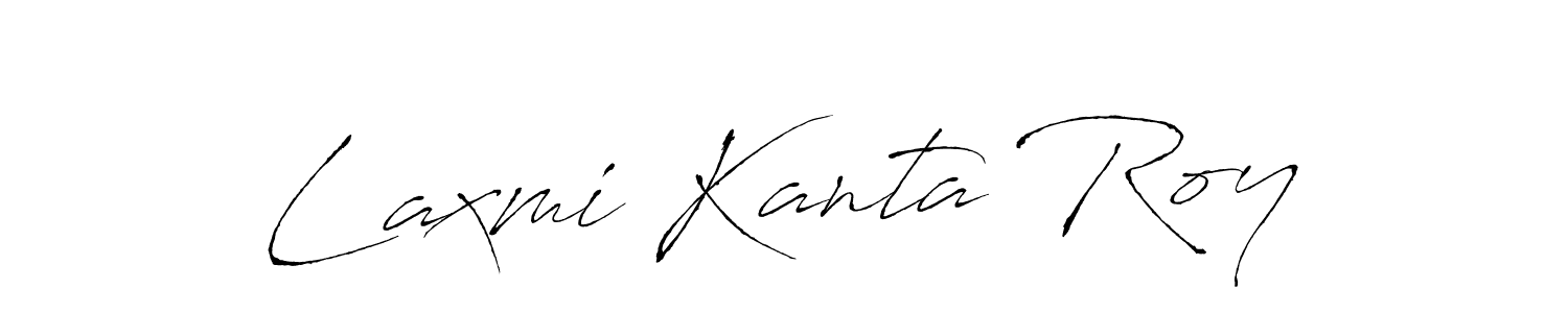 The best way (Antro_Vectra) to make a short signature is to pick only two or three words in your name. The name Laxmi Kanta Roy include a total of six letters. For converting this name. Laxmi Kanta Roy signature style 6 images and pictures png