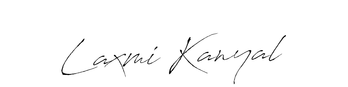 How to make Laxmi Kanyal signature? Antro_Vectra is a professional autograph style. Create handwritten signature for Laxmi Kanyal name. Laxmi Kanyal signature style 6 images and pictures png