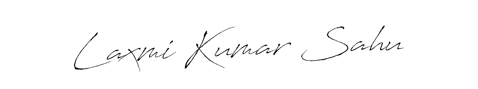 Design your own signature with our free online signature maker. With this signature software, you can create a handwritten (Antro_Vectra) signature for name Laxmi Kumar Sahu. Laxmi Kumar Sahu signature style 6 images and pictures png