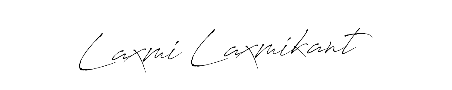 Antro_Vectra is a professional signature style that is perfect for those who want to add a touch of class to their signature. It is also a great choice for those who want to make their signature more unique. Get Laxmi Laxmikant name to fancy signature for free. Laxmi Laxmikant signature style 6 images and pictures png