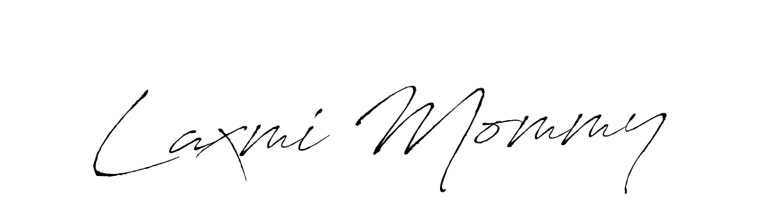 Use a signature maker to create a handwritten signature online. With this signature software, you can design (Antro_Vectra) your own signature for name Laxmi Mommy. Laxmi Mommy signature style 6 images and pictures png