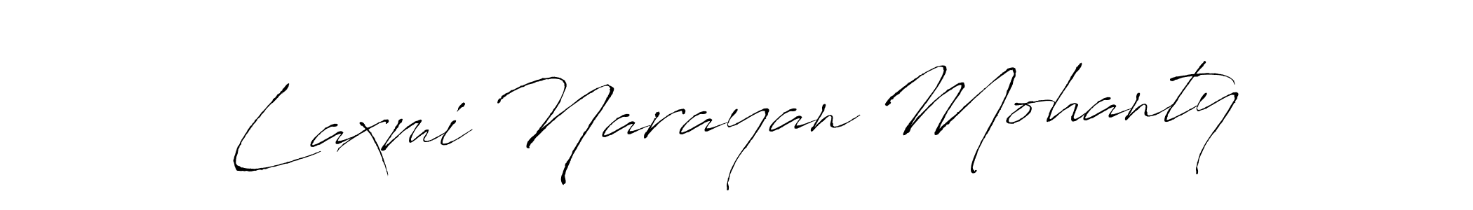 How to make Laxmi Narayan Mohanty signature? Antro_Vectra is a professional autograph style. Create handwritten signature for Laxmi Narayan Mohanty name. Laxmi Narayan Mohanty signature style 6 images and pictures png