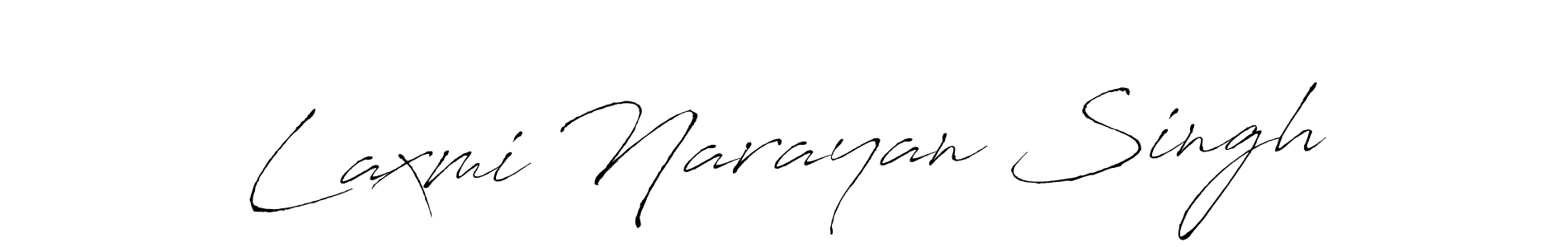 Design your own signature with our free online signature maker. With this signature software, you can create a handwritten (Antro_Vectra) signature for name Laxmi Narayan Singh. Laxmi Narayan Singh signature style 6 images and pictures png