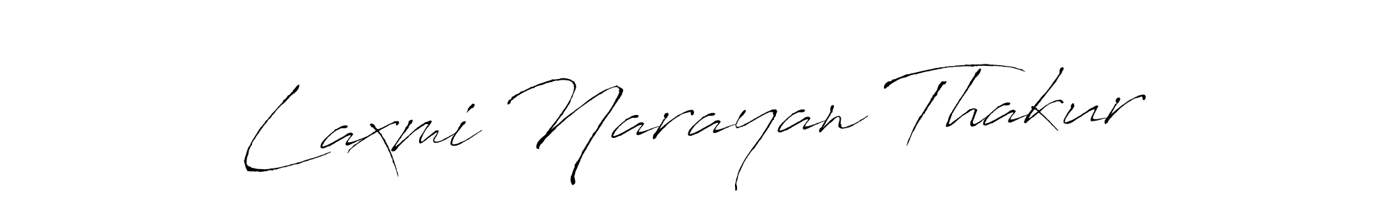 It looks lik you need a new signature style for name Laxmi Narayan Thakur. Design unique handwritten (Antro_Vectra) signature with our free signature maker in just a few clicks. Laxmi Narayan Thakur signature style 6 images and pictures png