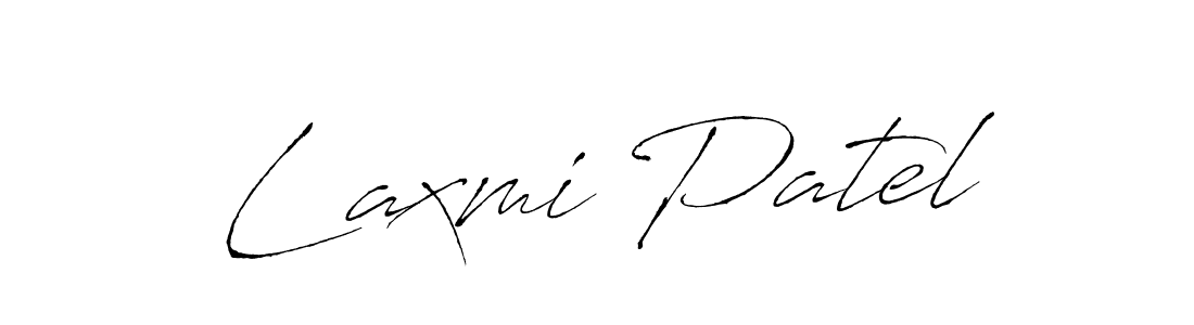 How to make Laxmi Patel signature? Antro_Vectra is a professional autograph style. Create handwritten signature for Laxmi Patel name. Laxmi Patel signature style 6 images and pictures png