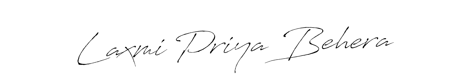 Use a signature maker to create a handwritten signature online. With this signature software, you can design (Antro_Vectra) your own signature for name Laxmi Priya Behera. Laxmi Priya Behera signature style 6 images and pictures png