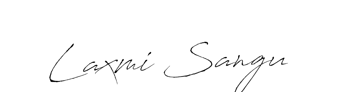 The best way (Antro_Vectra) to make a short signature is to pick only two or three words in your name. The name Laxmi Sangu include a total of six letters. For converting this name. Laxmi Sangu signature style 6 images and pictures png