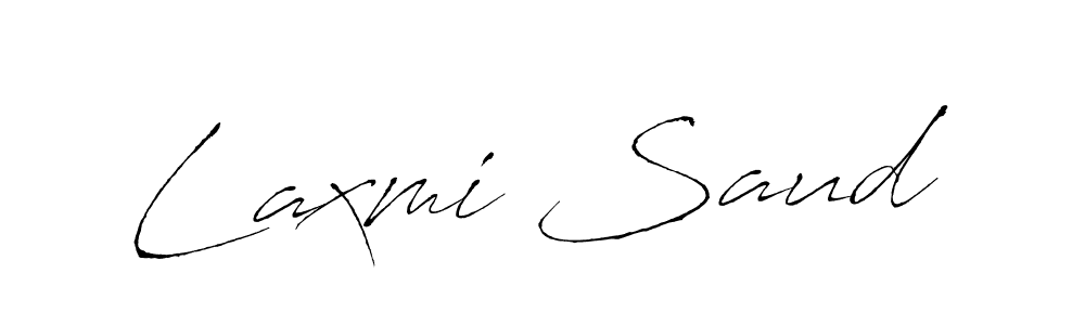 Also You can easily find your signature by using the search form. We will create Laxmi Saud name handwritten signature images for you free of cost using Antro_Vectra sign style. Laxmi Saud signature style 6 images and pictures png