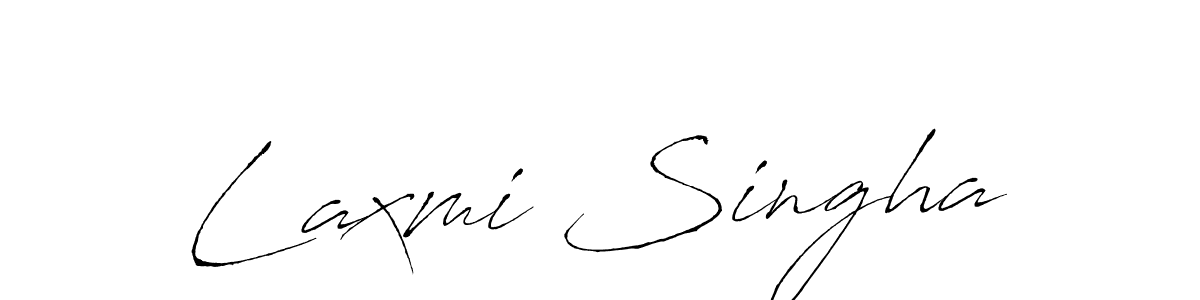 Create a beautiful signature design for name Laxmi Singha. With this signature (Antro_Vectra) fonts, you can make a handwritten signature for free. Laxmi Singha signature style 6 images and pictures png