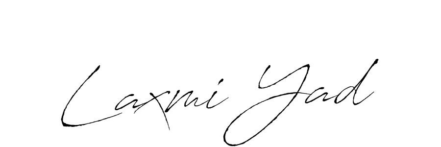 Make a beautiful signature design for name Laxmi Yad. With this signature (Antro_Vectra) style, you can create a handwritten signature for free. Laxmi Yad signature style 6 images and pictures png