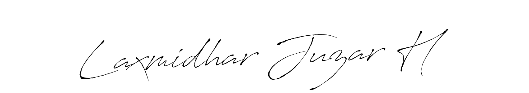 How to make Laxmidhar Juzar H signature? Antro_Vectra is a professional autograph style. Create handwritten signature for Laxmidhar Juzar H name. Laxmidhar Juzar H signature style 6 images and pictures png