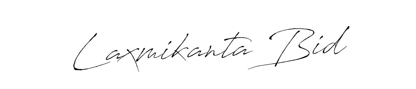 Also we have Laxmikanta Bid name is the best signature style. Create professional handwritten signature collection using Antro_Vectra autograph style. Laxmikanta Bid signature style 6 images and pictures png